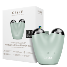 Мікрострумовий підтягувач обличчя GESKE MicroCurrent Face-Lifter 6 в 1 зелений